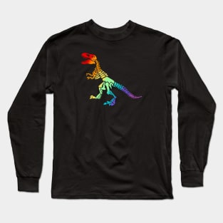 Rainbow dinosaur Long Sleeve T-Shirt